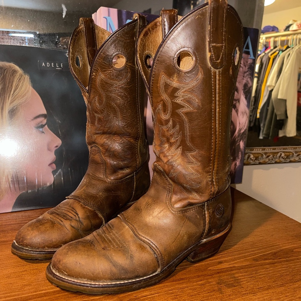 Double H Womens DH5159 Daniela UltraGel Ice Buckaroo Cowgirl Boots size 9 M